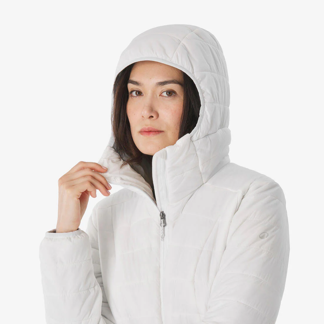 PARKA ACOLCHADA SINTÉTICA CON GORRO SENDERISMO MUJER MT100 - Image 20
