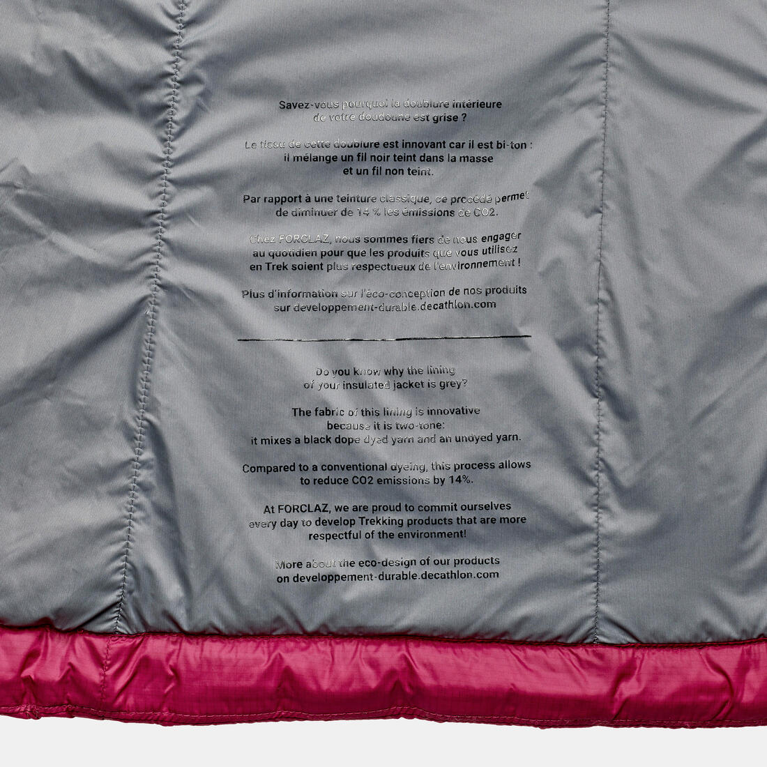 PARKA ACOLCHADA SINTÉTICA CON GORRO SENDERISMO MUJER MT100 - Image 34