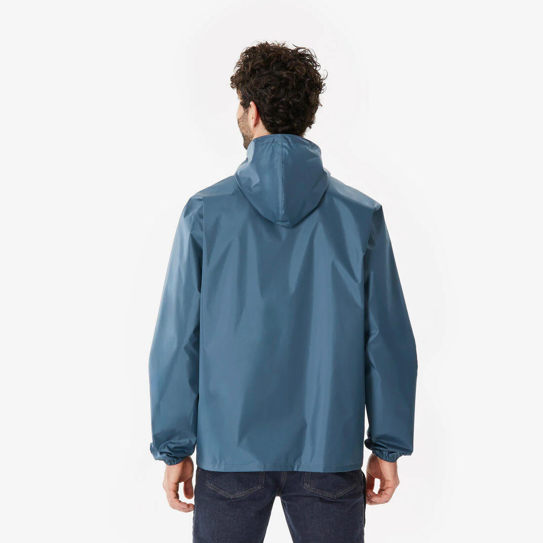 CHAQUETA IMPERMEABLE DE SENDERISMO HOMBRE CIERRE COMPLETO - Image 7
