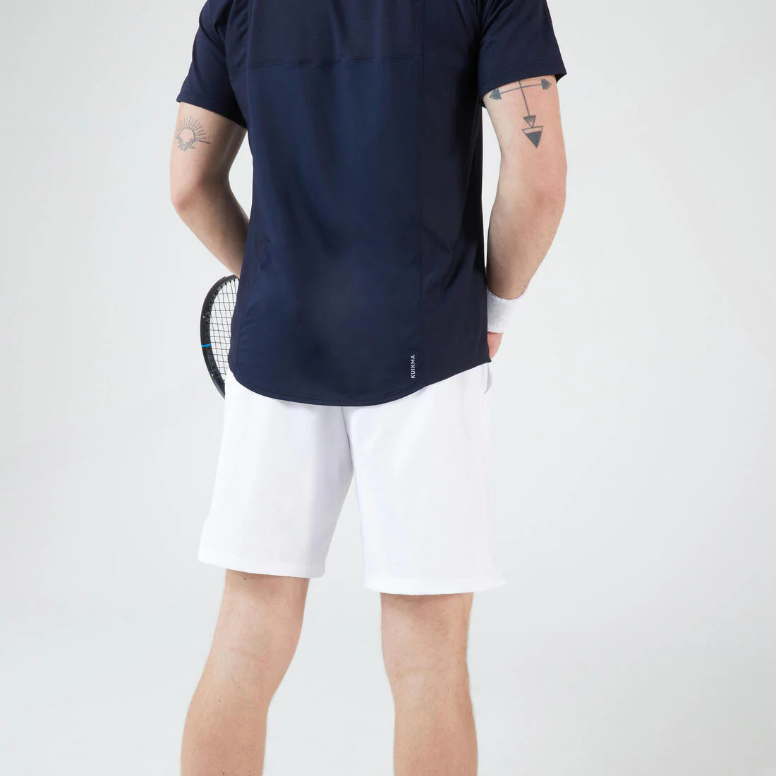 POLERA DE TENIS MANGA CORTA HOMBRE ARTENGO DRY MARINO GAËL MONFILS - Image 16