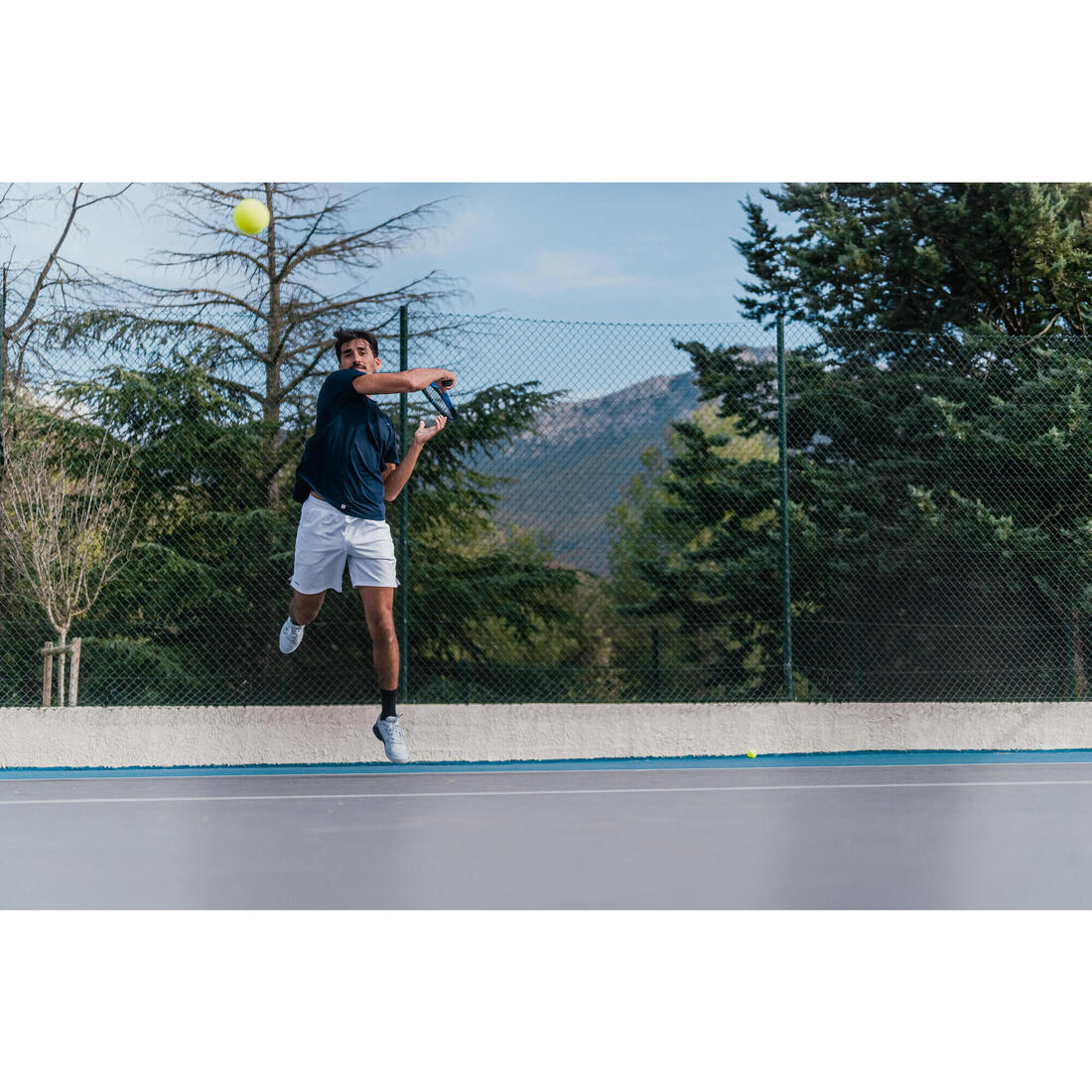 POLERA DE TENIS MANGA CORTA HOMBRE ARTENGO DRY MARINO GAËL MONFILS - Image 22