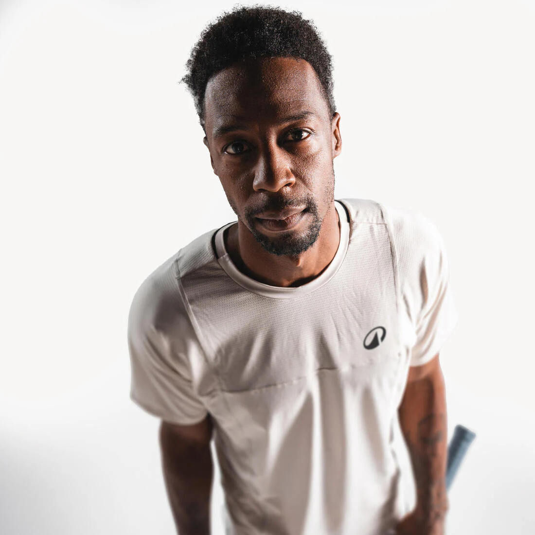 POLERA DE TENIS MANGA CORTA HOMBRE ARTENGO DRY MARINO GAËL MONFILS - Image 26