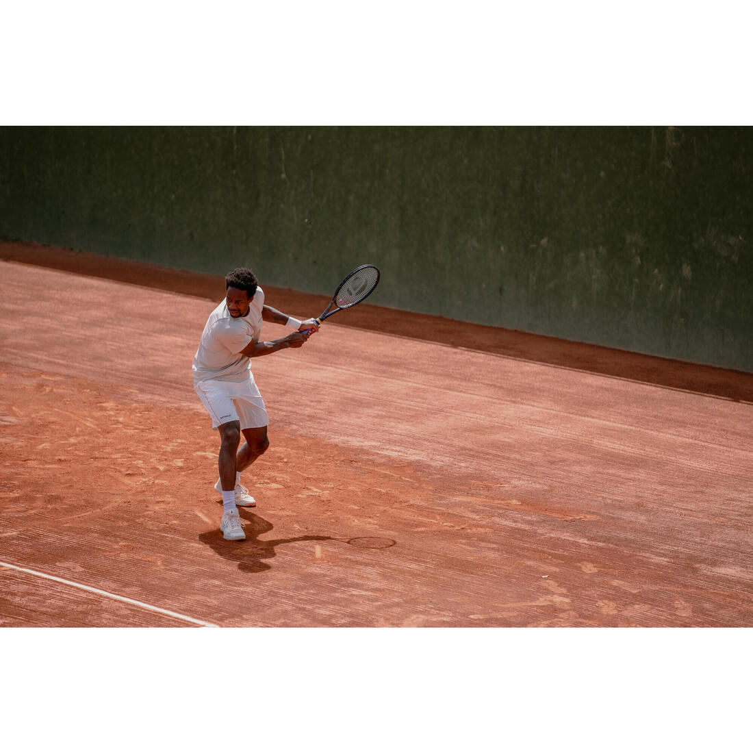 POLERA DE TENIS MANGA CORTA HOMBRE ARTENGO DRY MARINO GAËL MONFILS - Image 31