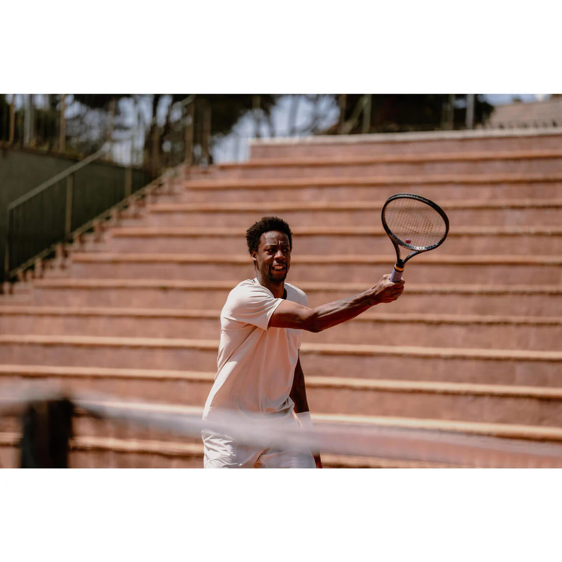 POLERA DE TENIS MANGA CORTA HOMBRE ARTENGO DRY MARINO GAËL MONFILS - Image 37