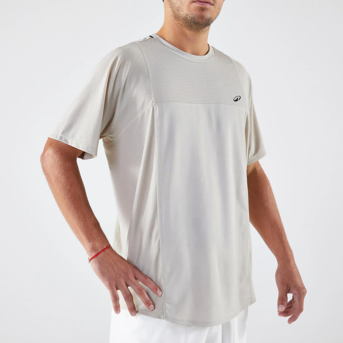 POLERA DE TENIS MANGA CORTA HOMBRE ARTENGO DRY MARINO GAËL MONFILS - Image 5