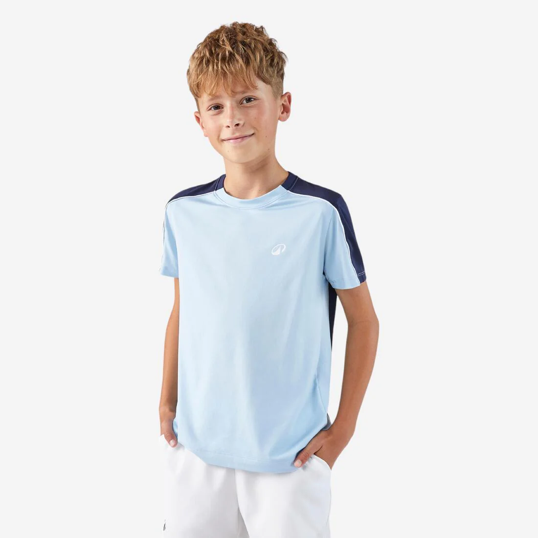 POLERA DE TENIS NIÑOS CUELLO REDONDO TTS DRY JR