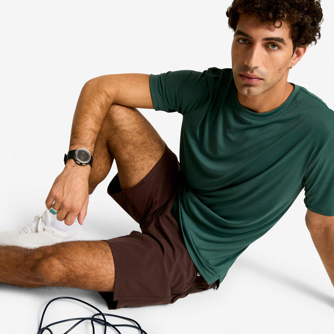 POLERA FITNESS HOMBRE CUELLO REDONDO TRANSPIRABLE - Image 28