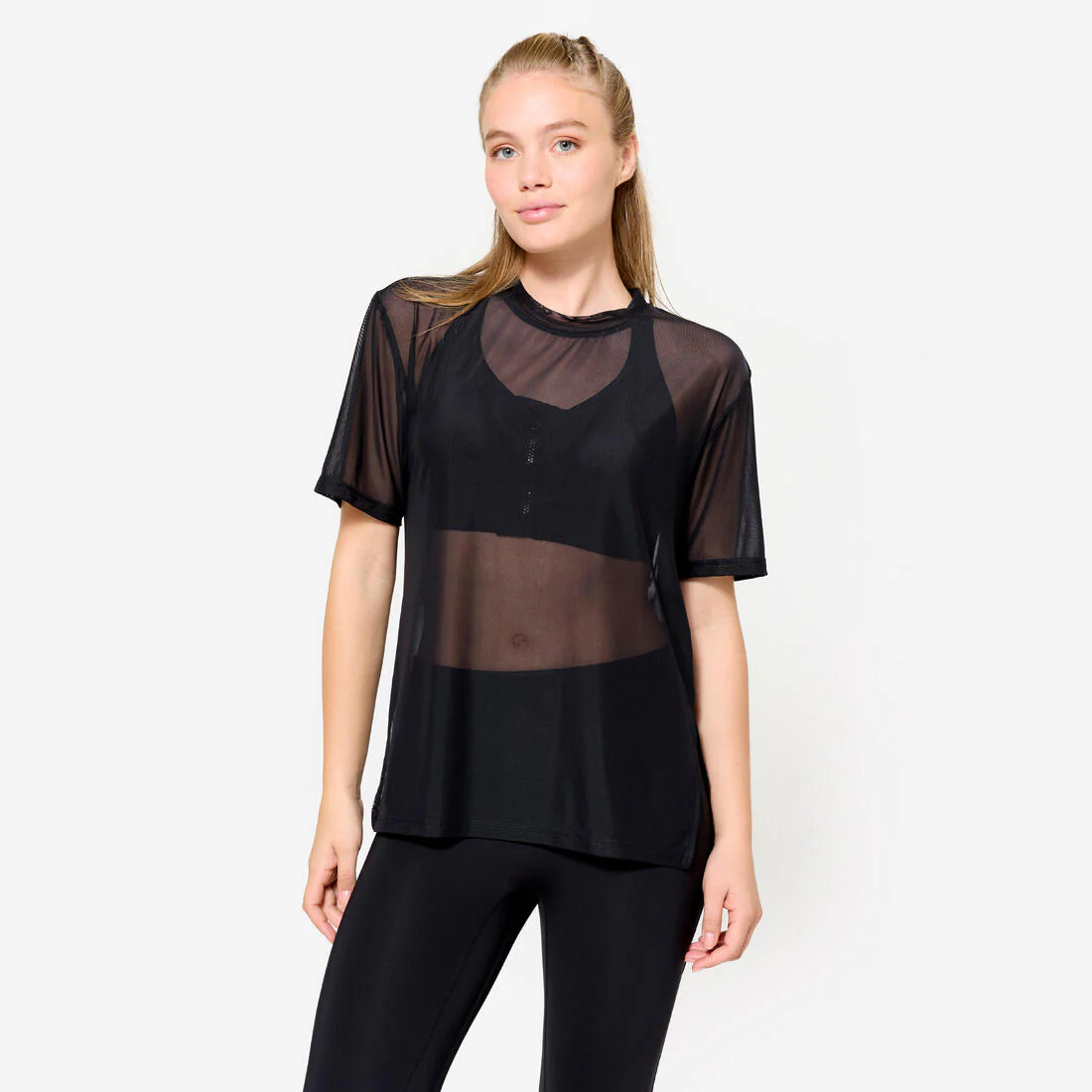 POLERA FITNESS MUJER HOLGADA
