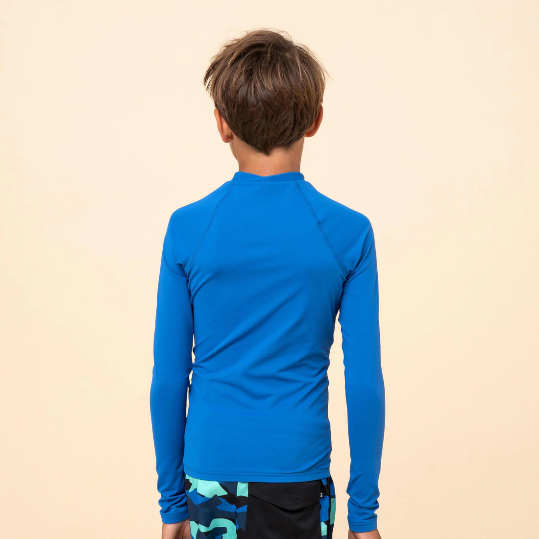 Polera Anti-UV Niños Azul Manga Larga - Image 2