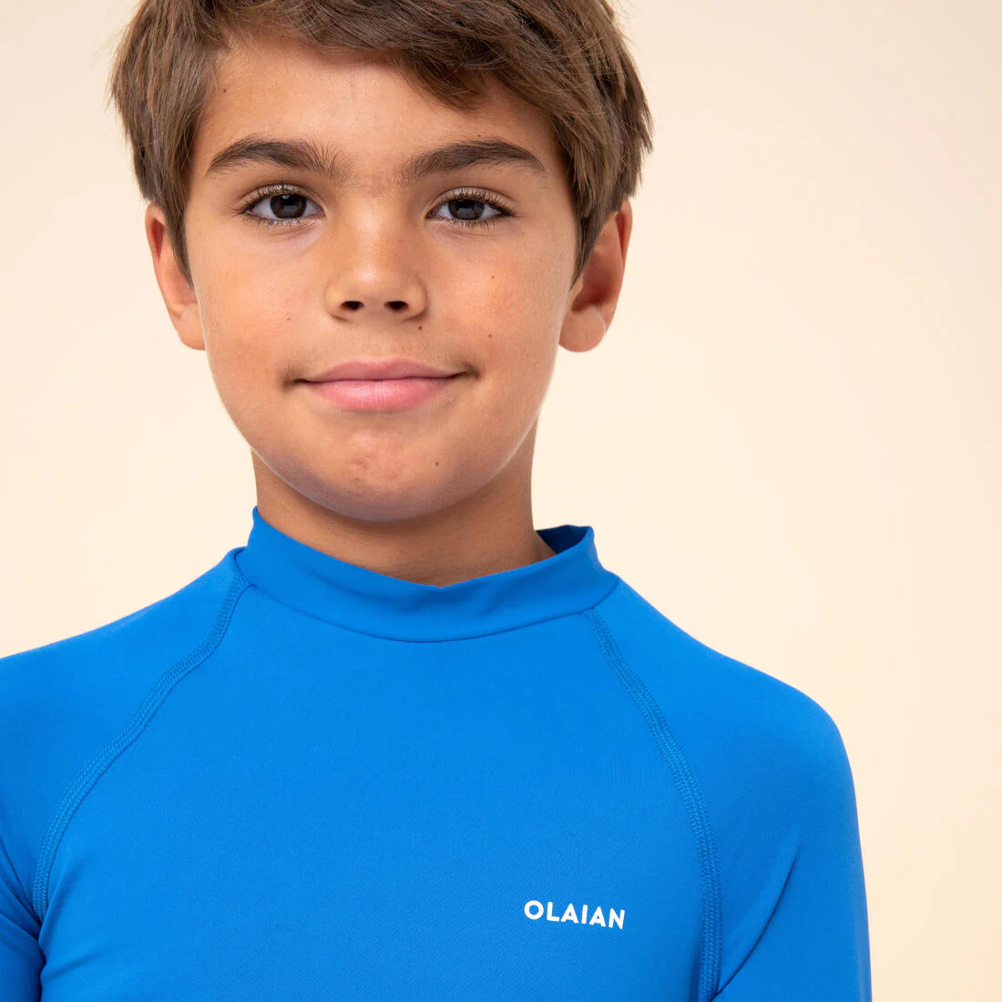 Polera Anti-UV Niños Azul Manga Larga - Image 3