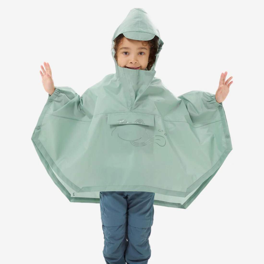 PONCHO IMPERMEABLE DE SENDERISMO NIÑOS MH100 KID