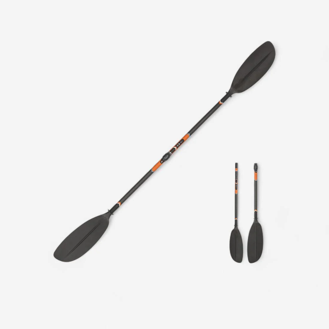 REMO KAYAK X500 CARBONO + PLÁSTICO DESMONTABLE 2 PARTES AJUSTABLE 210-220 CM