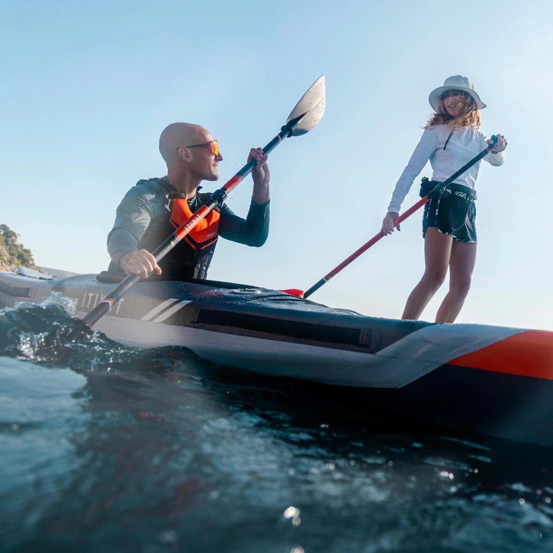 REMO KAYAK X500 CARBONO + PLÁSTICO DESMONTABLE 2 PARTES AJUSTABLE 210-220 CM - Image 8