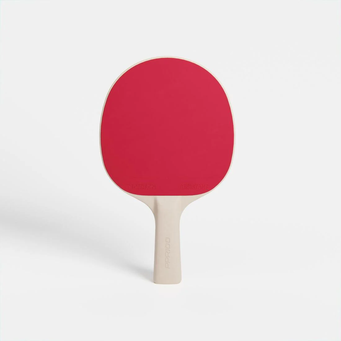 SET 2 RAQUETAS RESISTENTES + 3 PELOTAS DE PING-PONG PPR 100 - Image 2