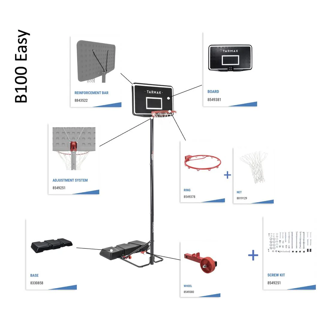 SISTEMA DE AJUSTE ALTURA B100 EASY - Image 2