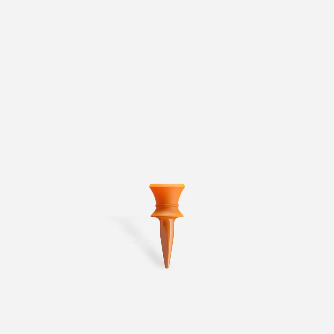 TEES DE GOLF X10 PLÁSTICO GRADUADO 12 MM INESIS NARANJA
