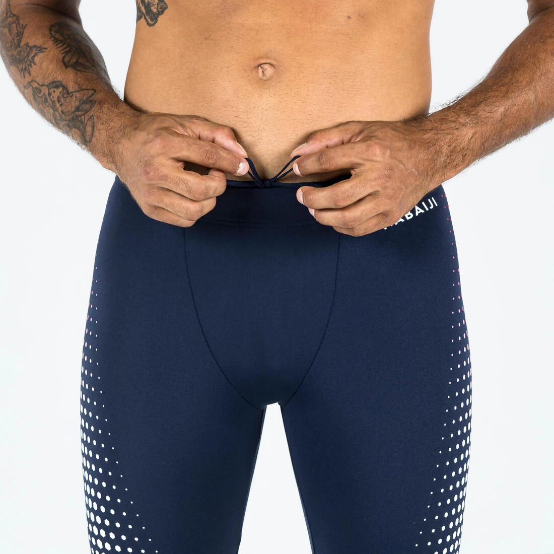 TRAJE DE BAÑO NATACIÓN FITI NEGRO HEXÁGONO - Image 19