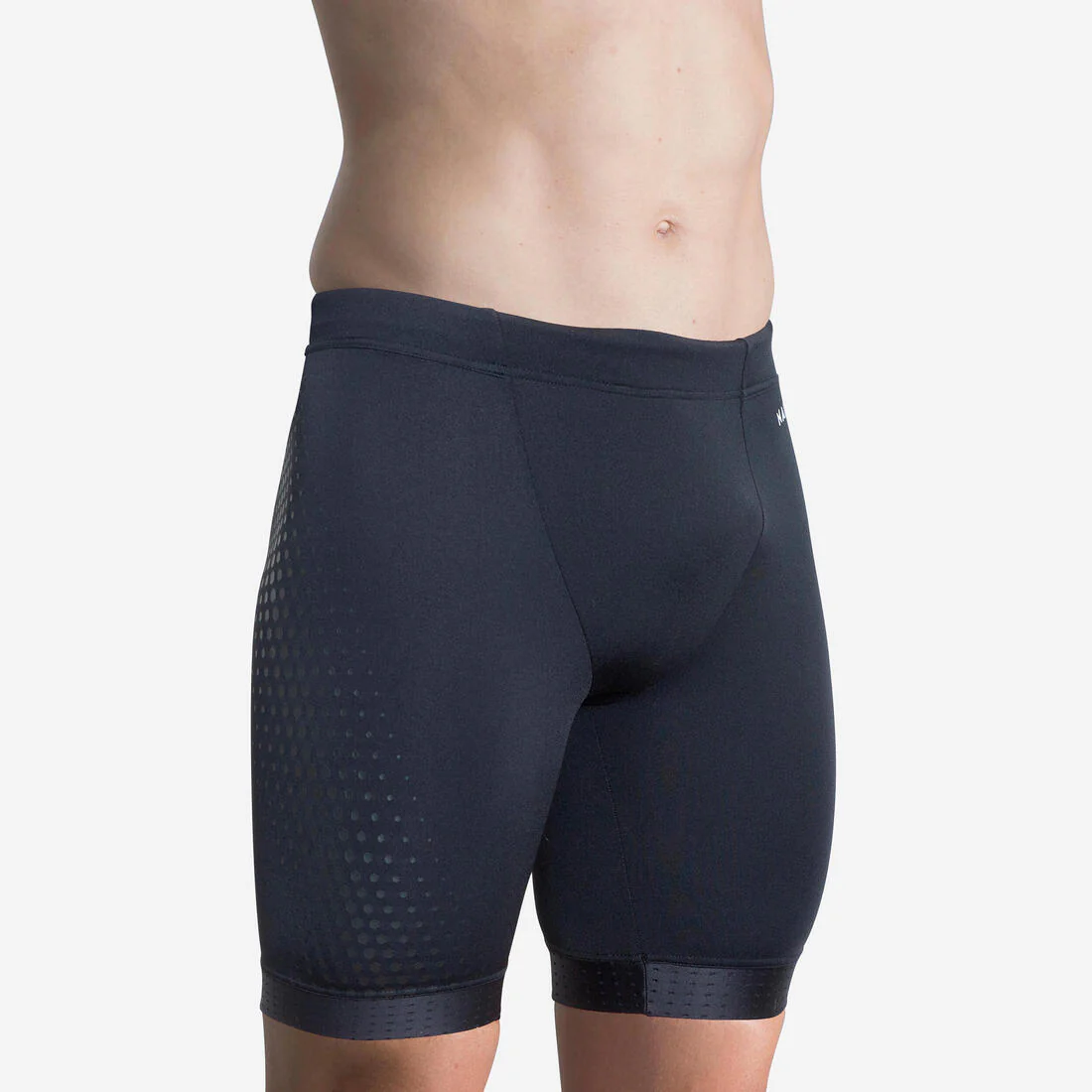 TRAJE DE BAÑO NATACIÓN FITI NEGRO HEXÁGONO - Image 2