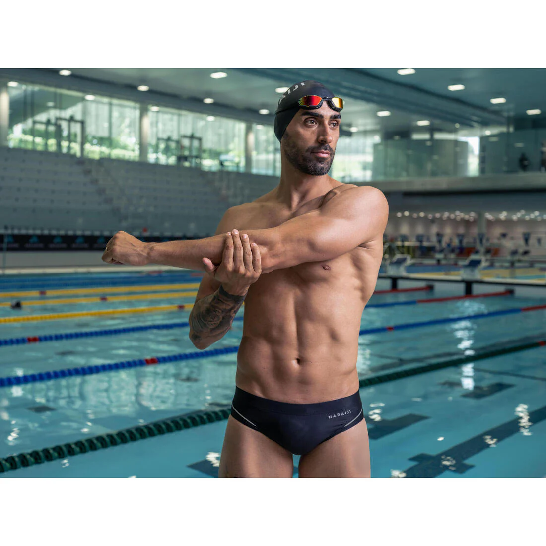 TRAJE DE BAÑO NATACIÓN HOMBRE SLIP 900 B-FAST - Image 5
