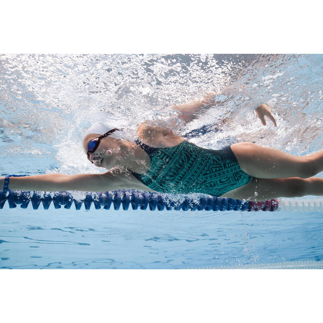TRAJE DE BAÑO NATACIÓN NIÑA KAMYLEON FATU - Image 9