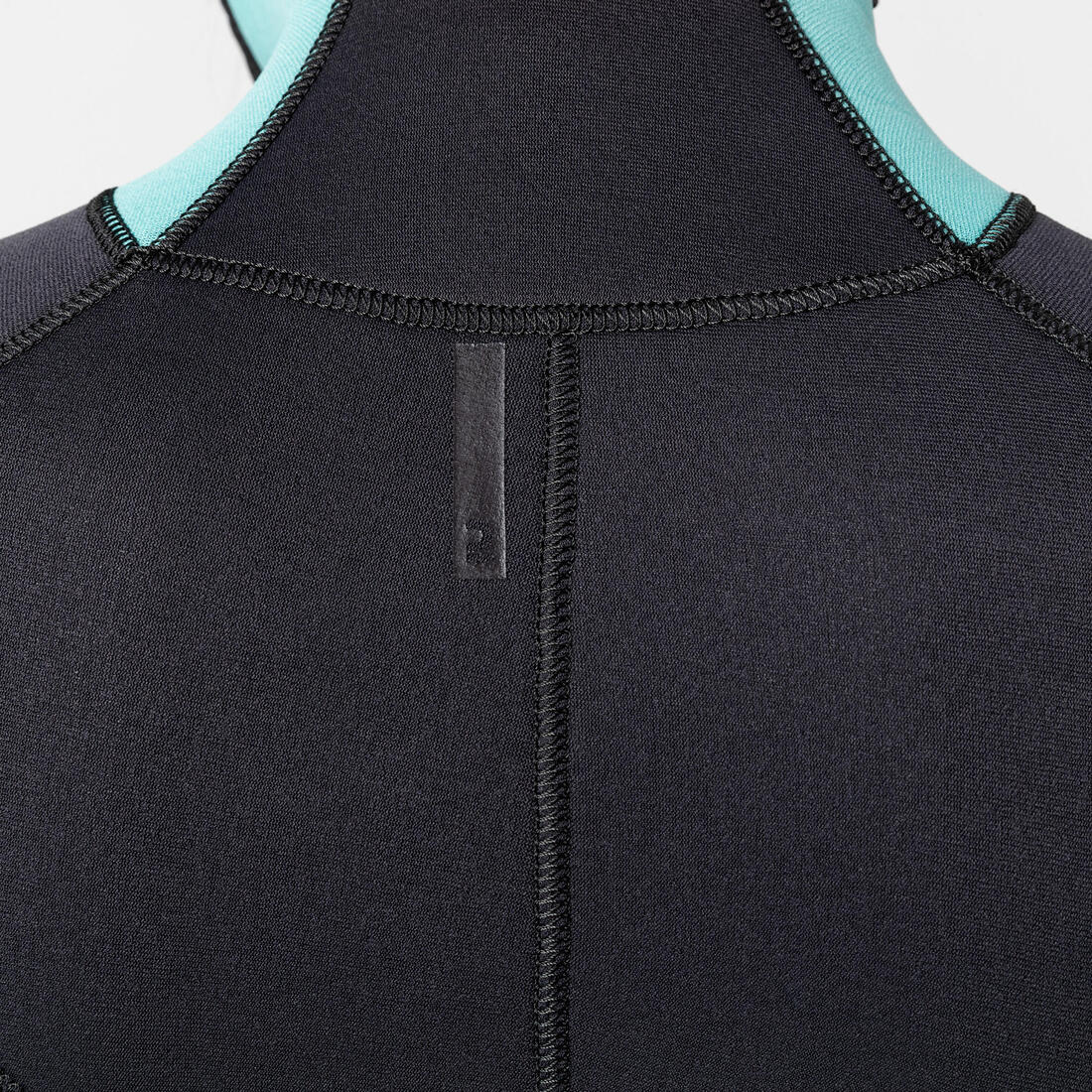 TRAJE BUCEO MUJER SCD500 NEGRO AZUL 5 MM - Image 9