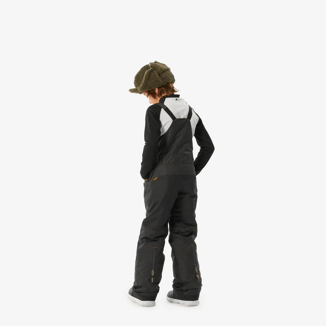 TRAJE SKI Y SNOWBOARD NIÑO RESISTENTE 500 GRIS - Image 3