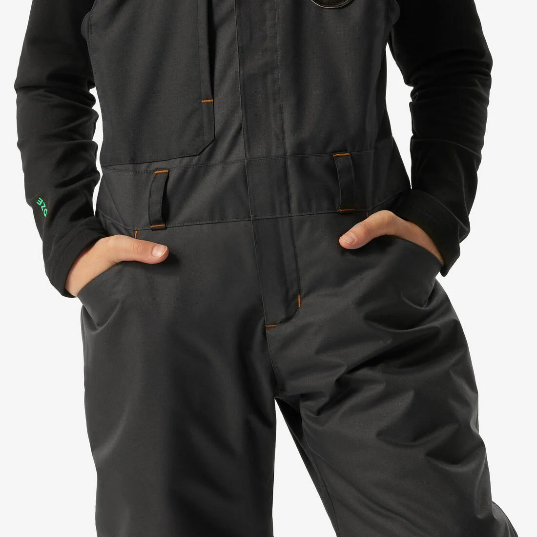 TRAJE SKI Y SNOWBOARD NIÑO RESISTENTE 500 GRIS - Image 5
