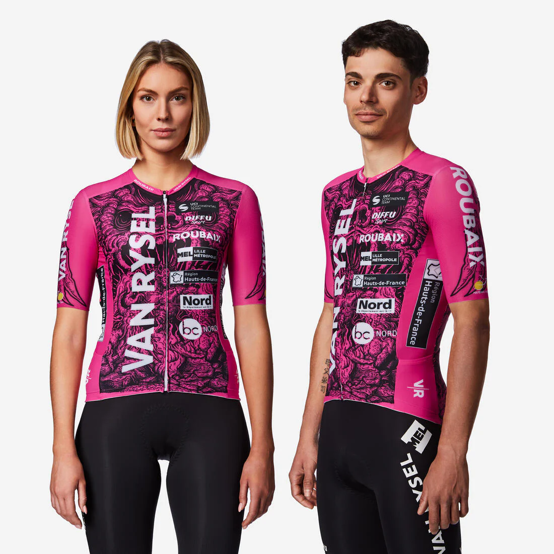 TRICOTA CICLISMO RUTA RCR-R VAN RYSEL ROUBAIX RÉPLICA