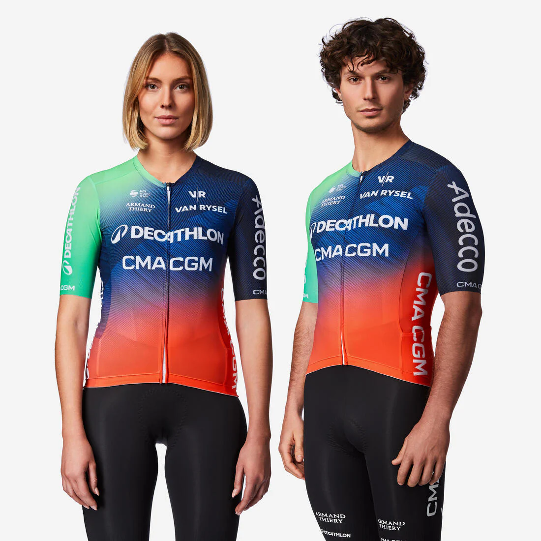 TRICOTA CICLISMO RUTA RCR-R DECATHLON CMA CGM RÉPLICA