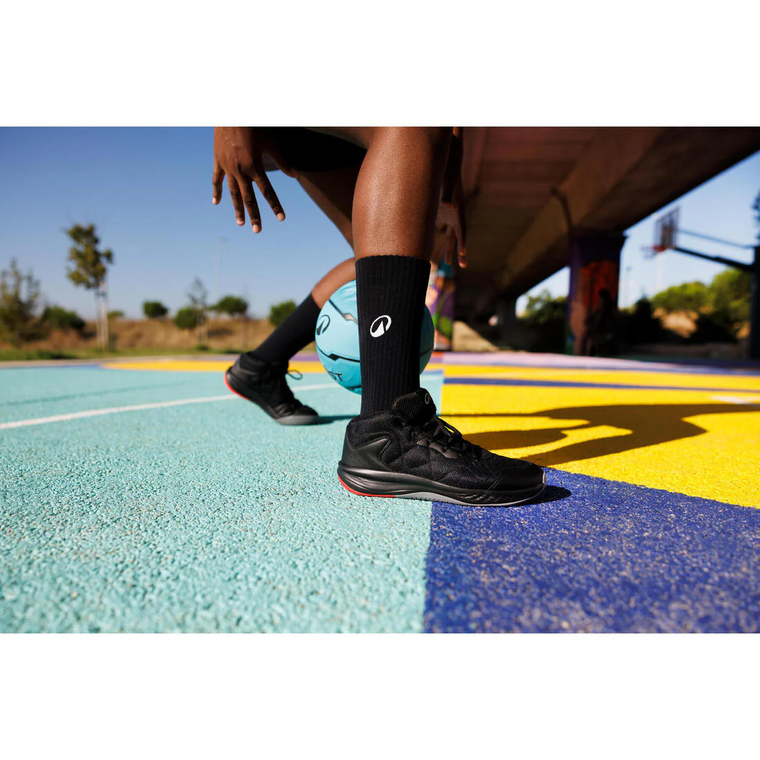 Zapatillas de baloncesto ESSENTIAL 100 ADULTO - negro - Image 11