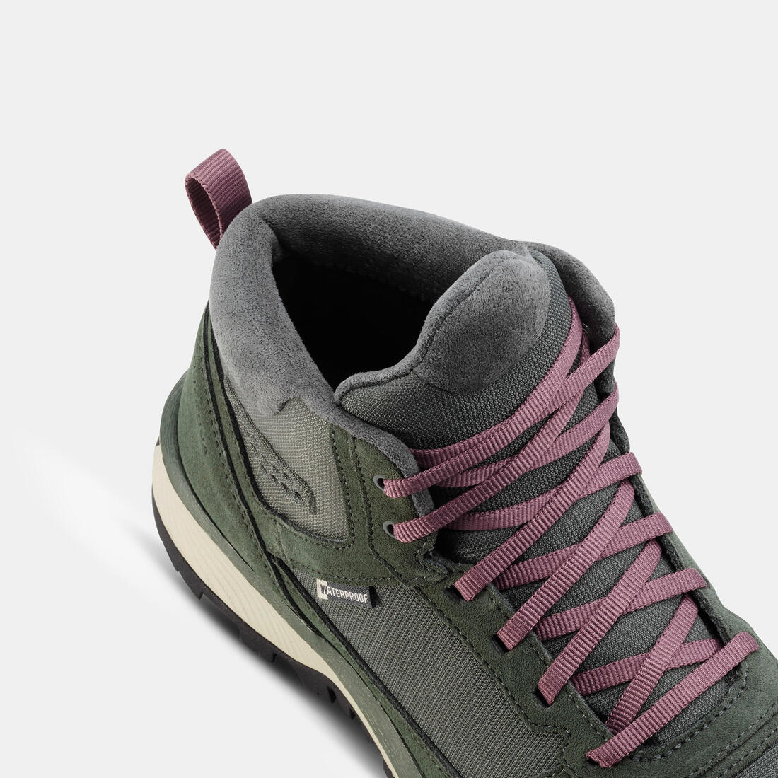 ZAPATILLAS DE SENDERISMO MID MUJER NH500 CUERO - Image 7