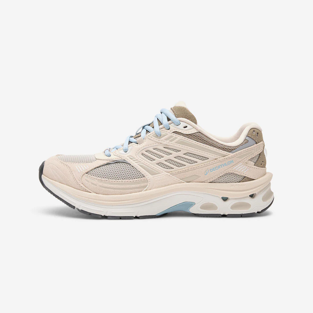 ZAPATILLAS RETRO RUNNING MUJER RR2K BEIGE CELESTE