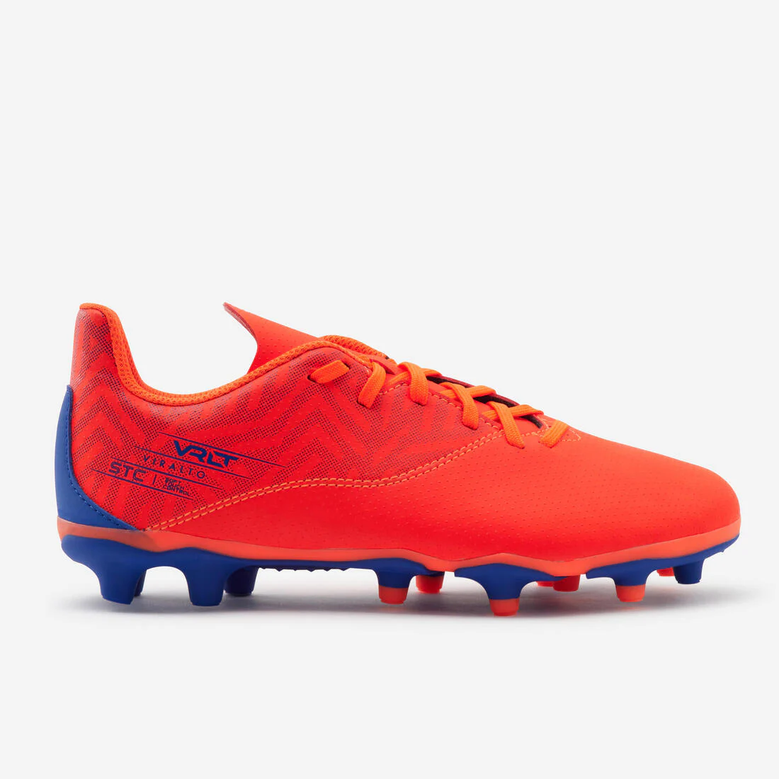 ZAPATILLAS DE FÚTBOL NIÑO CON CORDONES VIRALTO I FG NARANJA Y - Image 3