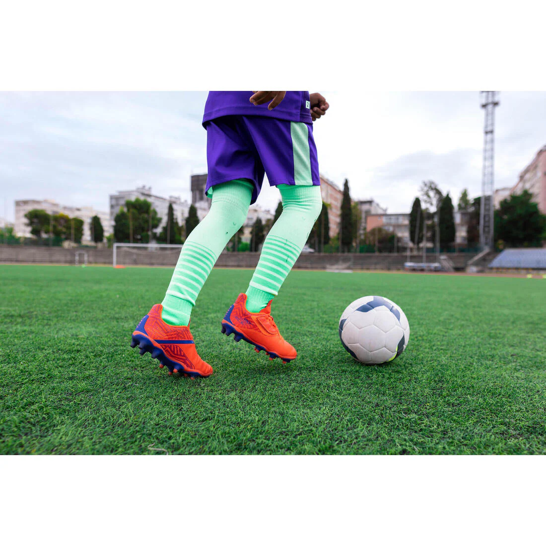 ZAPATILLAS DE FÚTBOL NIÑO CON CORDONES VIRALTO I FG NARANJA Y - Image 34
